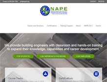 Tablet Screenshot of napeef.org